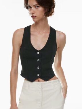 NWT Aritzia Wilfred Charisma Denim Vest
